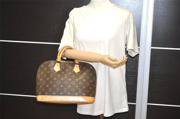Authentic Louis Vuitton Monogram Alma Hand Bag Purse M51130 LV 6202I