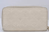 Louis Vuitton Monogram Empreinte Portefeuille Secret Long Wallet White LV 6202K