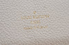 Louis Vuitton Monogram Empreinte Portefeuille Secret Long Wallet White LV 6202K