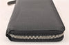 Authentic Louis Vuitton Epi Zippy Long Wallet Purse Black M60072 LV 6203K