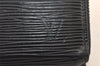 Authentic Louis Vuitton Epi Zippy Long Wallet Purse Black M60072 LV 6203K