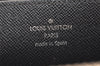 Authentic Louis Vuitton Epi Zippy Long Wallet Purse Black M60072 LV 6203K