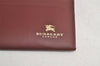 Authentic BURBERRY Vintage Leather Long Wallet Purse Brown Box 6204K