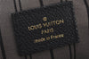 Auth Louis Vuitton Monogram Empreinte Marais MM Hand Bag Black M41040 LV 6205K