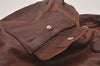 Authentic PRADA Vintage Leather Nappa 2Way Shoulder Hand Tote Bag Brown 6206I