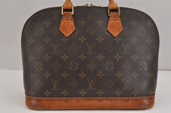 Authentic Louis Vuitton Monogram Alma Hand Bag Purse M51130 LV 6208J