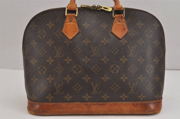 Authentic Louis Vuitton Monogram Alma Hand Bag Purse M51130 LV 6208J