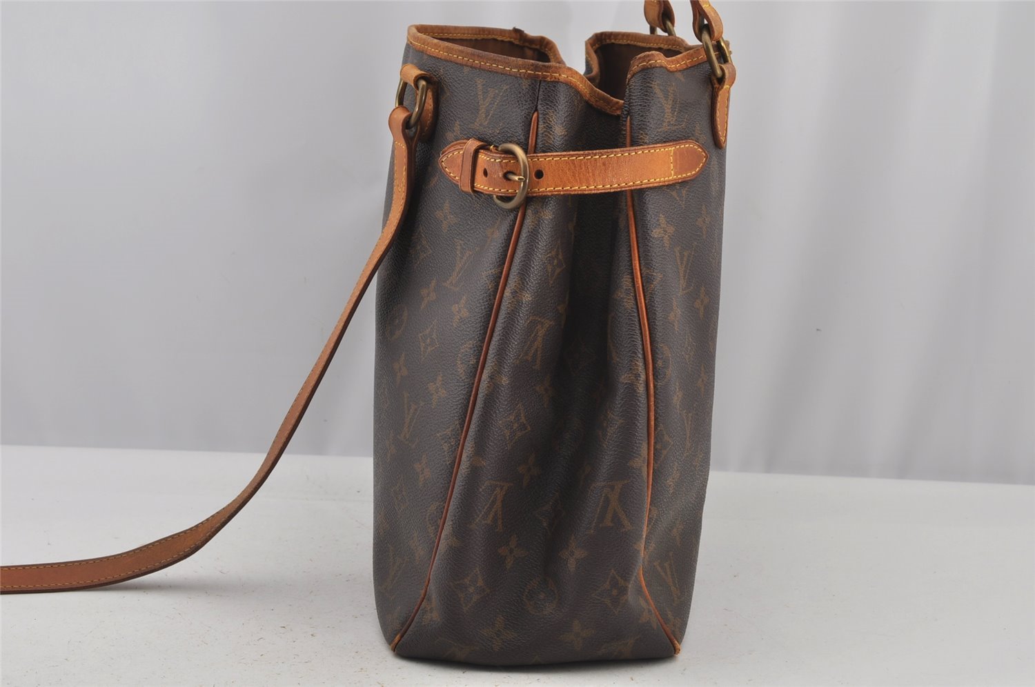 Authentic Louis Vuitton Monogram Batignolles Vertical Tote Bag M51153 Junk 6209J