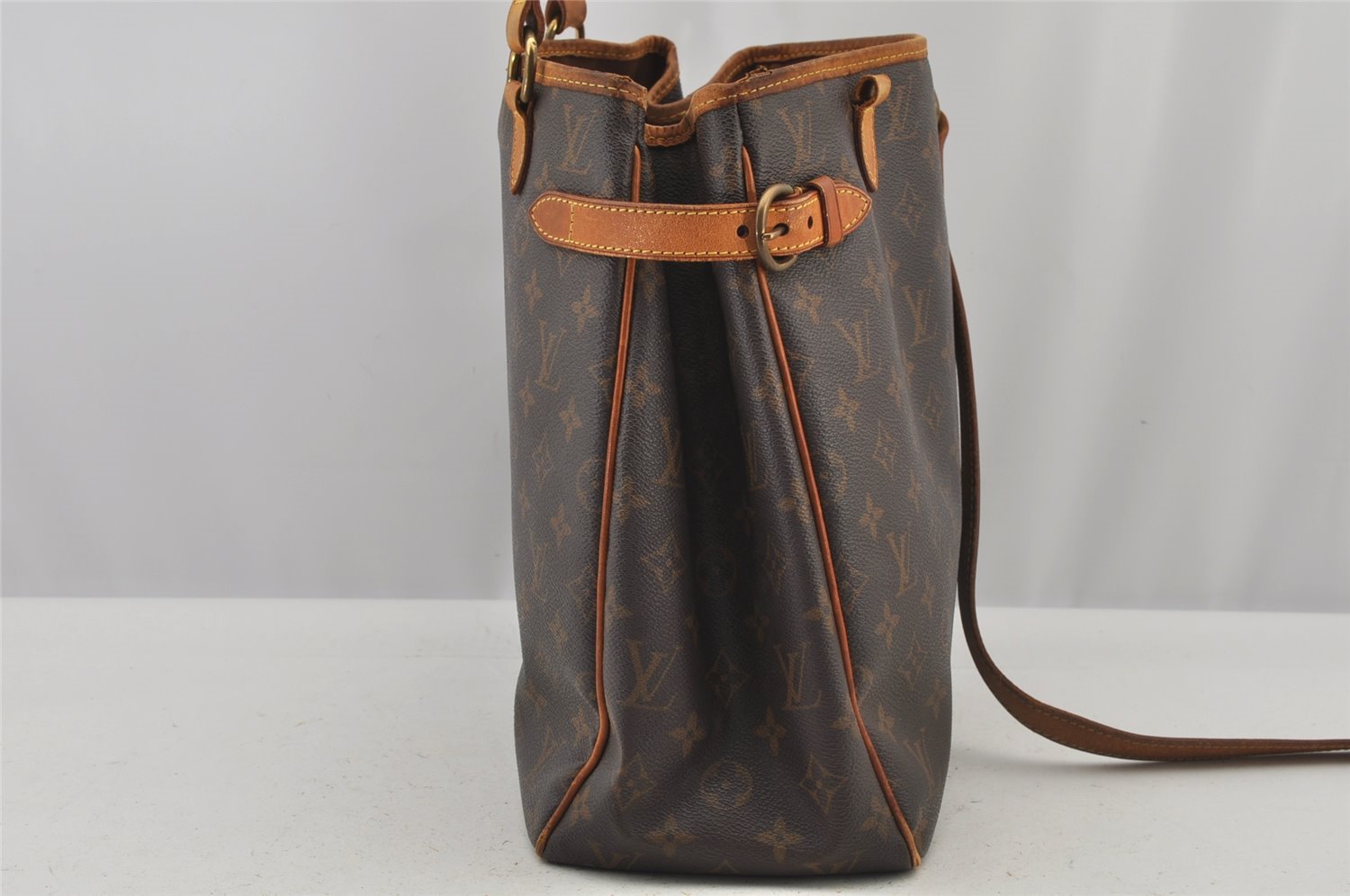 Authentic Louis Vuitton Monogram Batignolles Vertical Tote Bag M51153 Junk 6209J