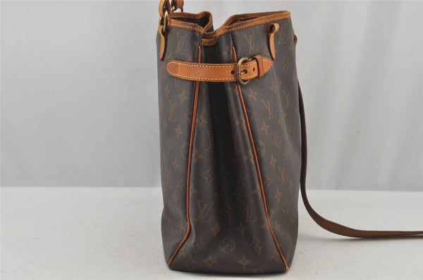 Authentic Louis Vuitton Monogram Batignolles Vertical Tote Bag M51153 Junk 6209J