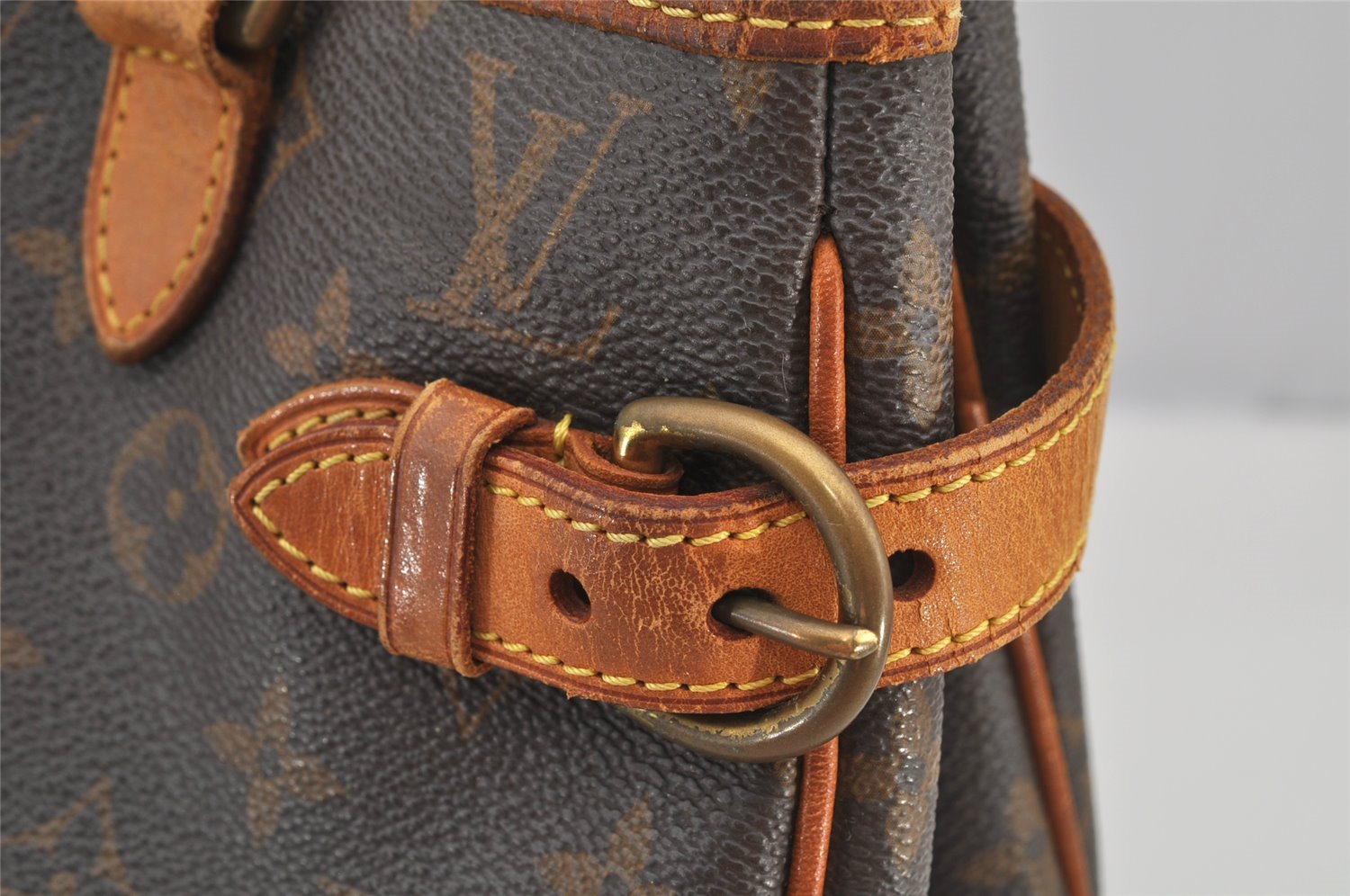 Authentic Louis Vuitton Monogram Batignolles Vertical Tote Bag M51153 Junk 6209J