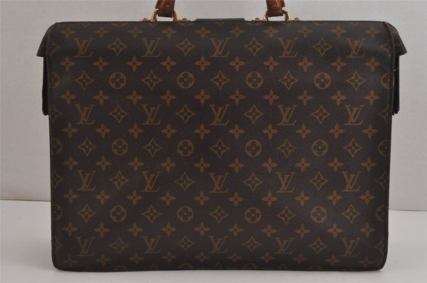 Authentic Louis Vuitton Monogram Serviette Fermoir Briefcase M53305 LV 6210J