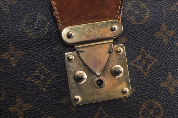 Authentic Louis Vuitton Monogram Serviette Fermoir Briefcase M53305 LV 6210J