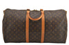 Authentic Louis Vuitton Monogram Keepall Bandouliere 55 M41414 Boston Bag 6211I