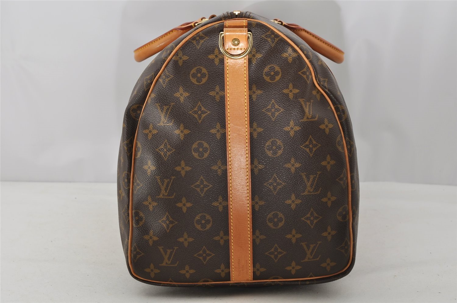 Authentic Louis Vuitton Monogram Keepall Bandouliere 55 M41414 Boston Bag 6211I