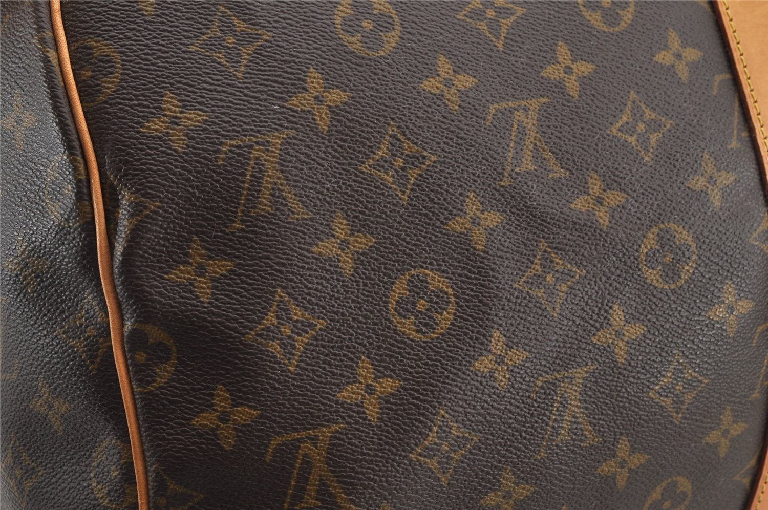 Authentic Louis Vuitton Monogram Keepall Bandouliere 55 M41414 Boston Bag 6211I