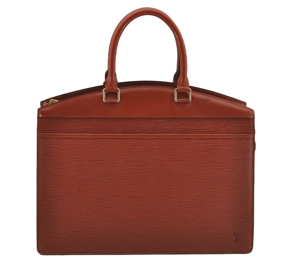 Authentic Louis Vuitton Epi Riviera Hand Bag Brown M48183 LV 6211J