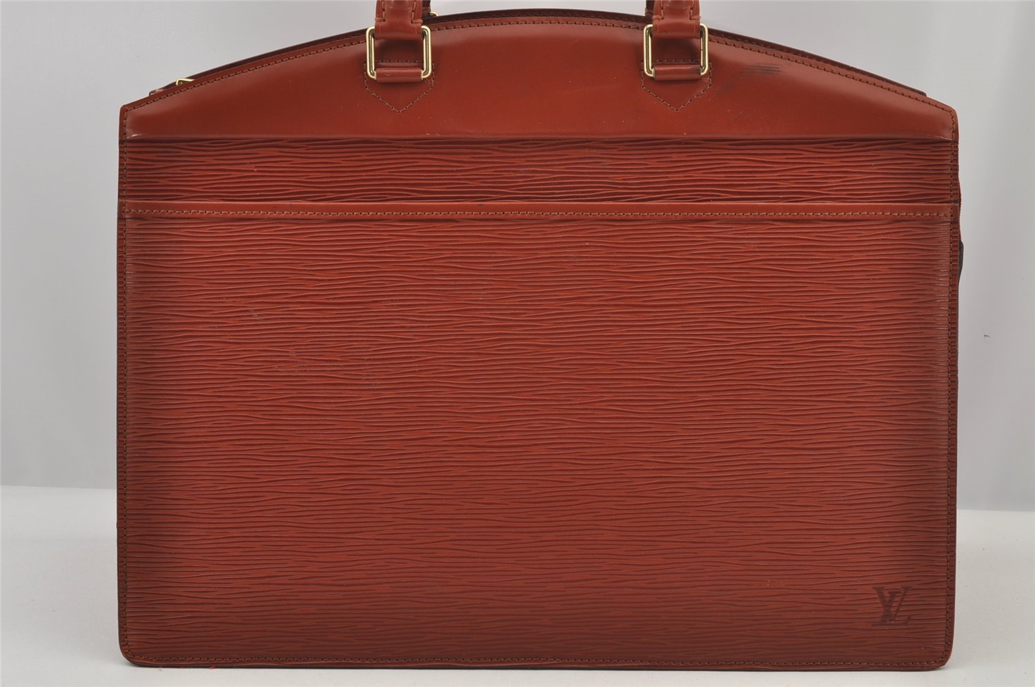 Authentic Louis Vuitton Epi Riviera Hand Bag Brown M48183 LV 6211J