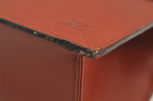 Authentic Louis Vuitton Epi Riviera Hand Bag Brown M48183 LV 6211J