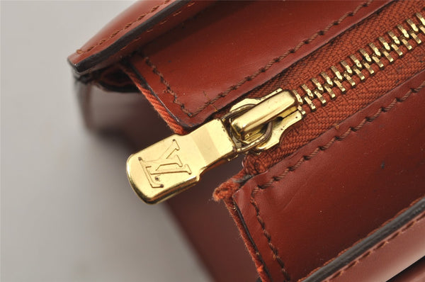 Authentic Louis Vuitton Epi Riviera Hand Bag Brown M48183 LV 6211J