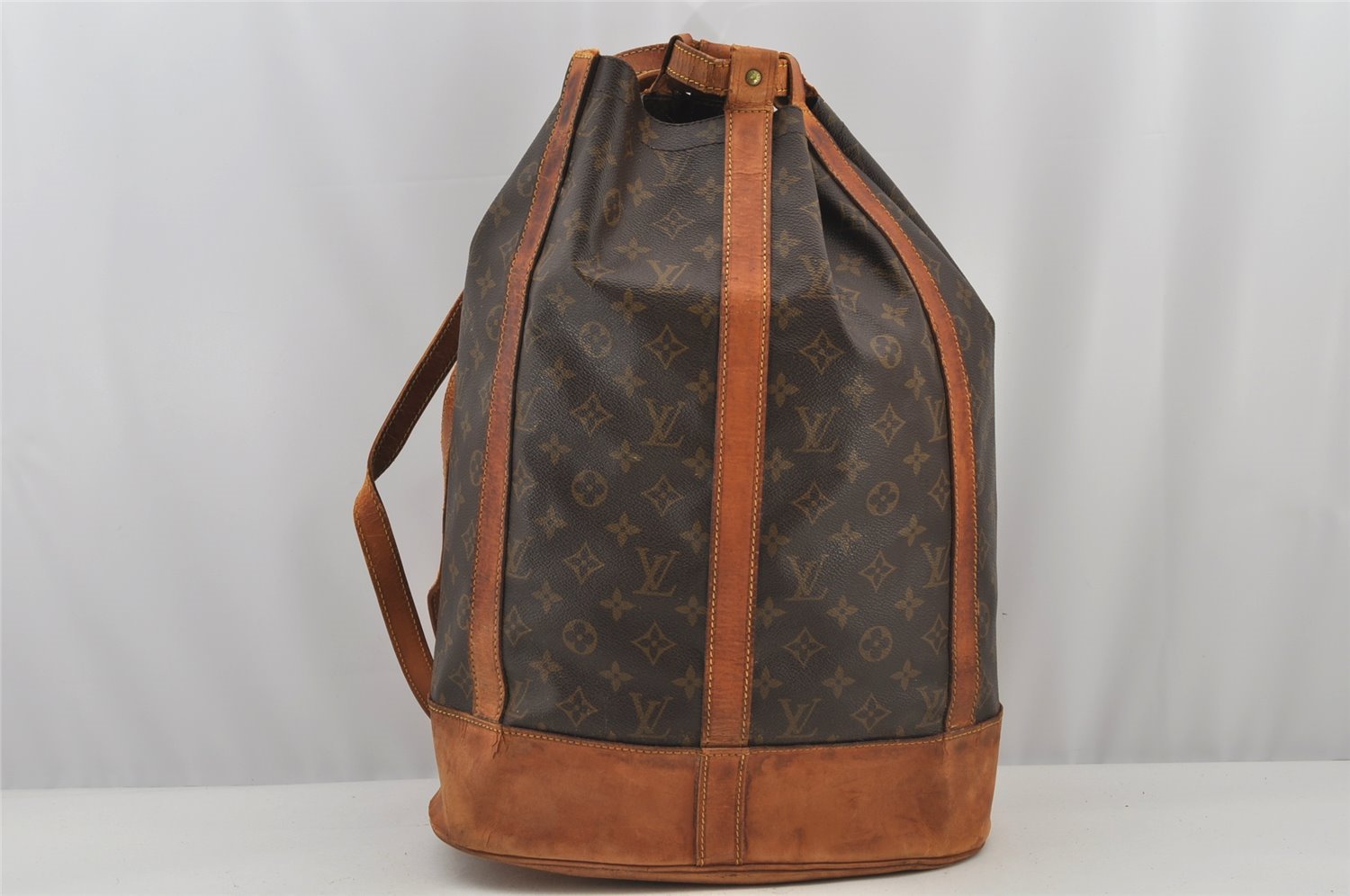 Authentic Louis Vuitton Monogram Randonnee GM Shoulder Bag M42244 LV 6214J