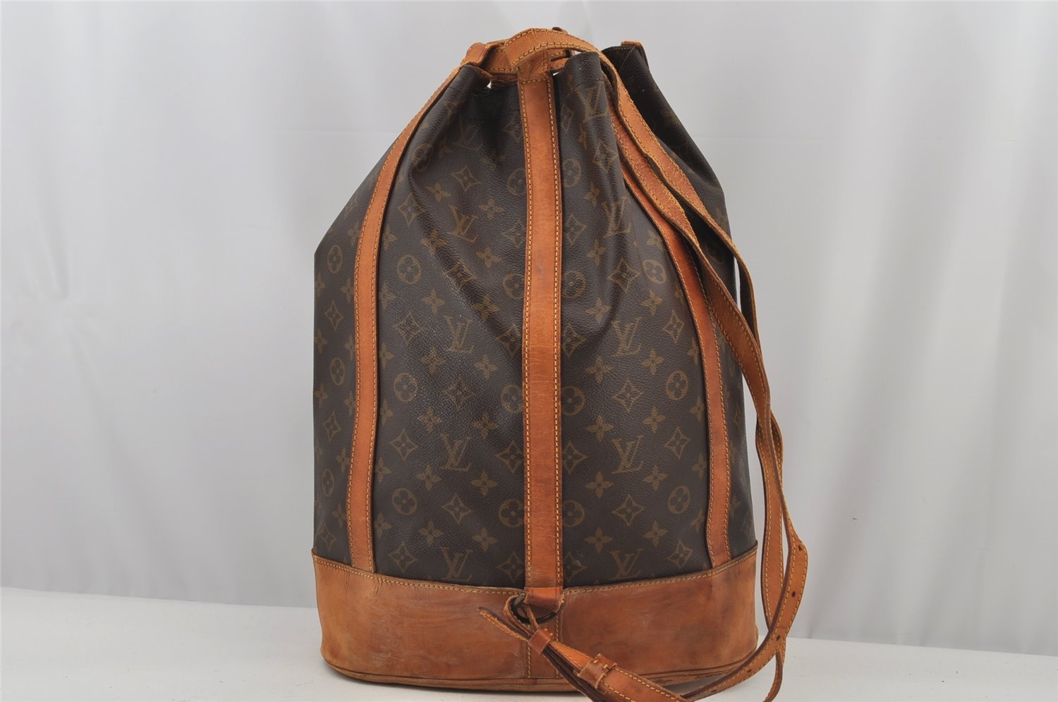 Authentic Louis Vuitton Monogram Randonnee GM Shoulder Bag M42244 LV 6214J
