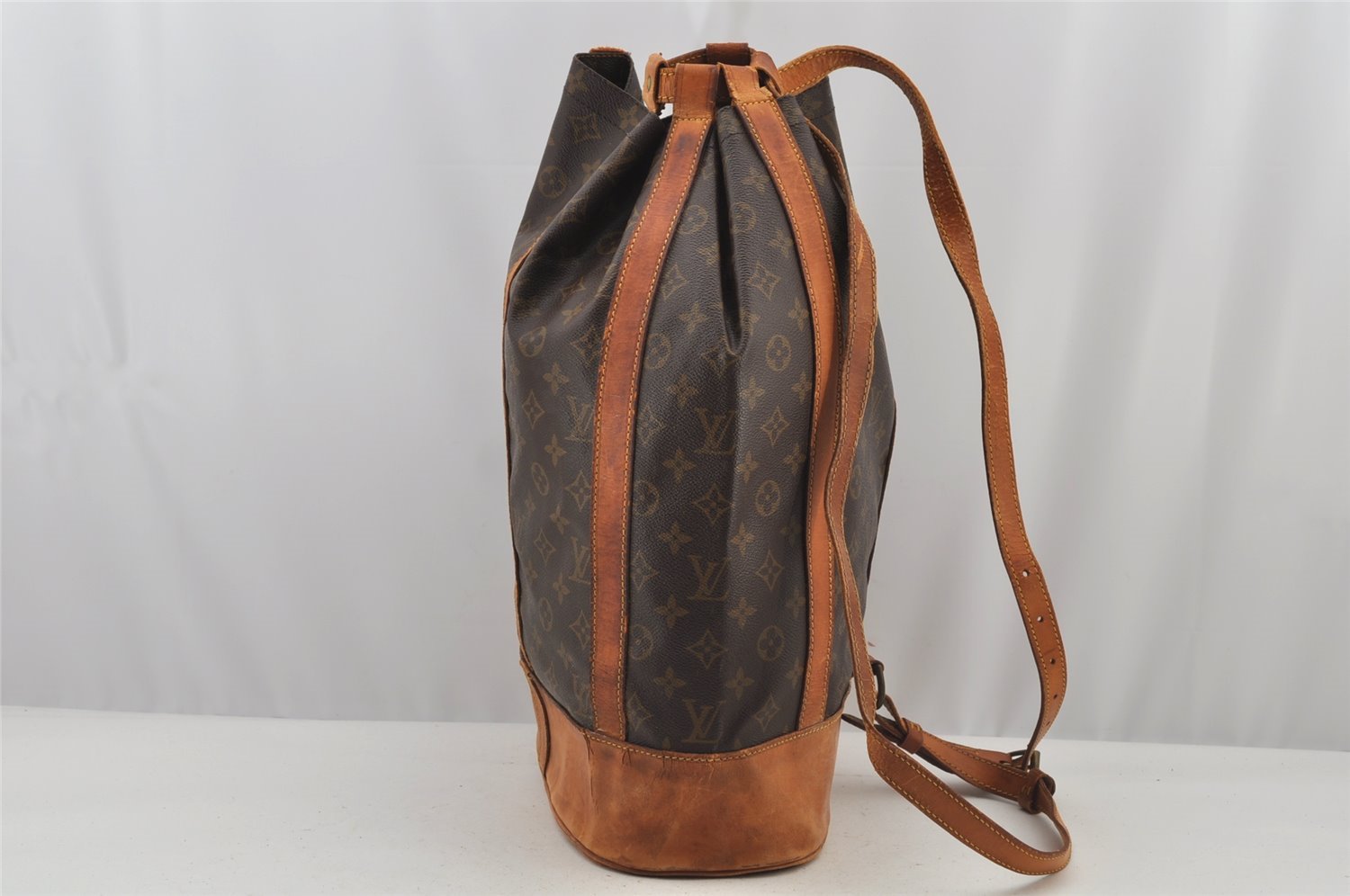 Authentic Louis Vuitton Monogram Randonnee GM Shoulder Bag M42244 LV 6214J