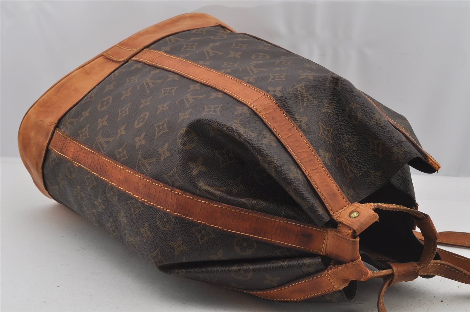 Authentic Louis Vuitton Monogram Randonnee GM Shoulder Bag M42244 LV 6214J