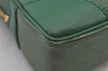 Authentic Louis Vuitton Epi Porte Documents Voyage Briefcase M54474 Green  6216J