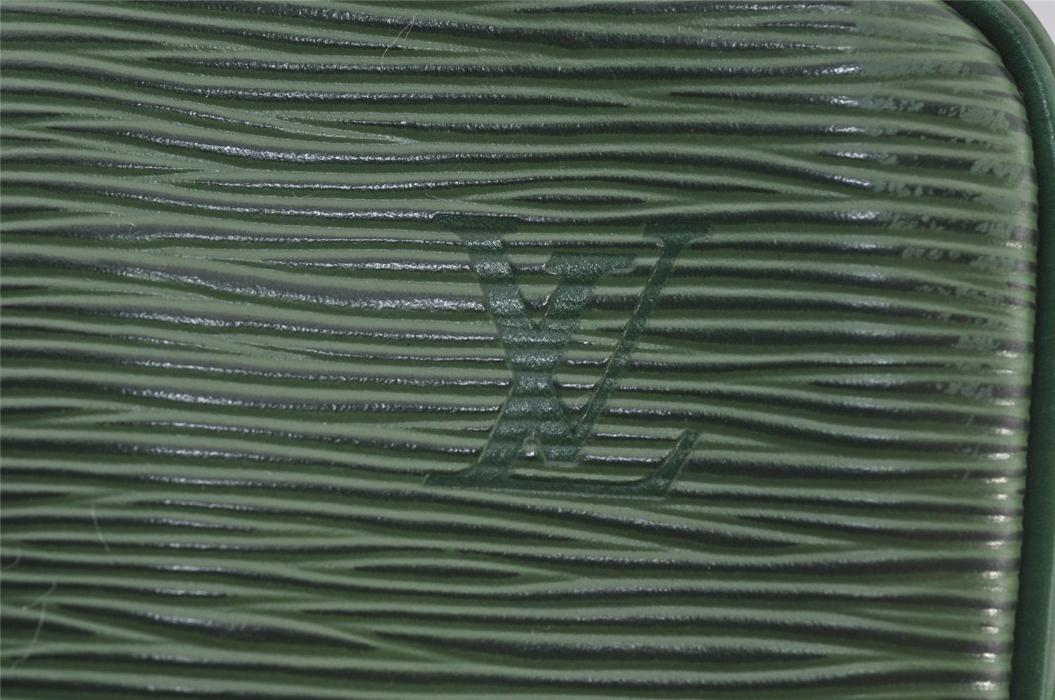 Authentic Louis Vuitton Epi Porte Documents Voyage Briefcase M54474 Green  6216J