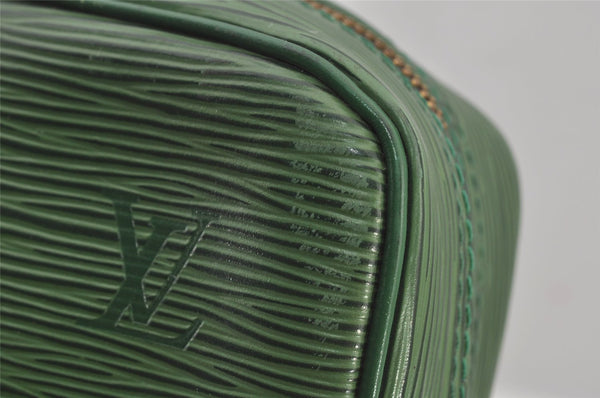 Authentic Louis Vuitton Epi Porte Documents Voyage Briefcase M54474 Green  6216J