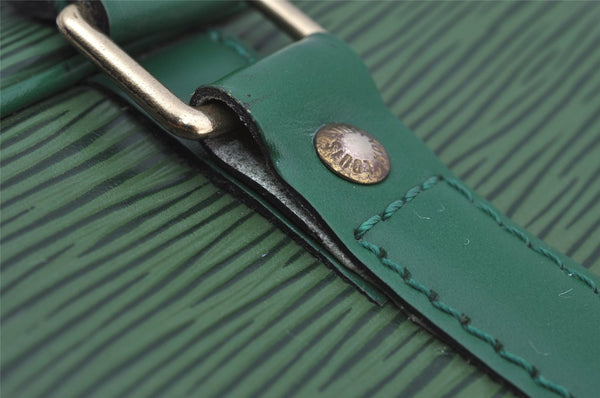 Authentic Louis Vuitton Epi Porte Documents Voyage Briefcase M54474 Green  6216J