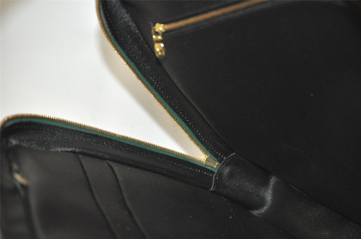 Authentic Louis Vuitton Epi Porte Documents Voyage Briefcase M54474 Green  6216J