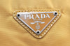 Authentic PRADA Nylon Tessuto Leather Shoulder Hand Bag Purse Yellow 6217K