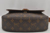 Authentic Louis Vuitton Monogram Saint Cloud GM M51242 Shoulder Cross Bag 6218J