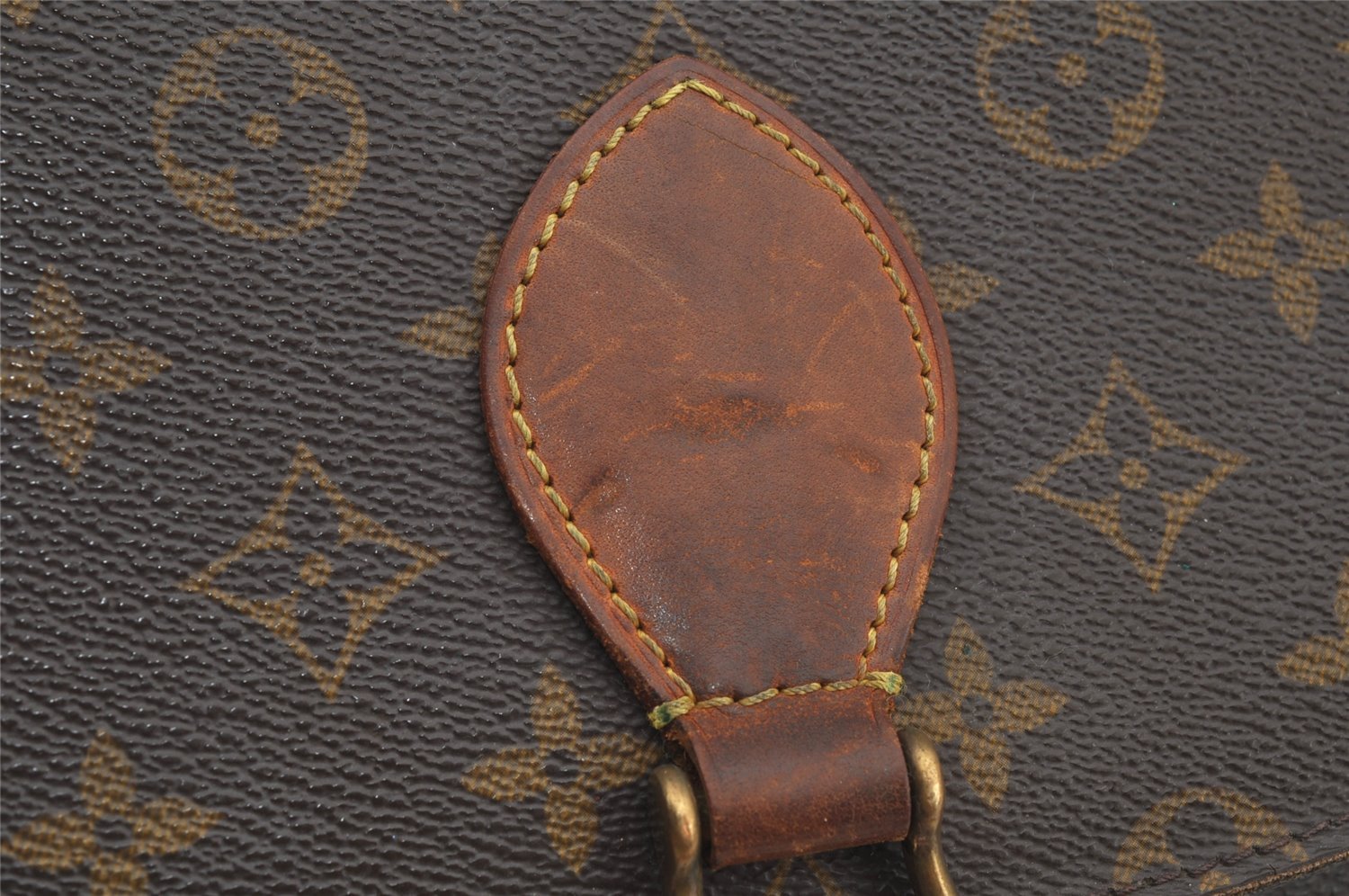 Authentic Louis Vuitton Monogram Saint Cloud GM M51242 Shoulder Cross Bag 6218J