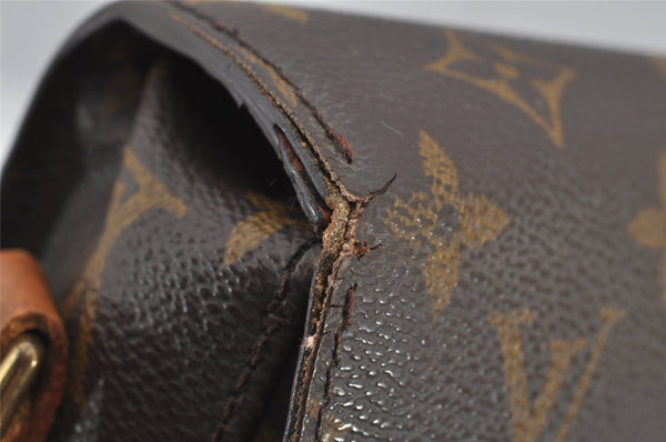 Authentic Louis Vuitton Monogram Saint Cloud GM M51242 Shoulder Cross Bag 6218J
