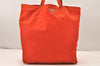 Authentic PRADA Vintage Nylon Tessuto Shoulder Tote Bag Orange 6218K