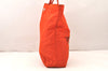 Authentic PRADA Vintage Nylon Tessuto Shoulder Tote Bag Orange 6218K