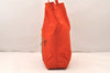 Authentic PRADA Vintage Nylon Tessuto Shoulder Tote Bag Orange 6218K