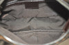 Authentic FENDI Zucca Shoulder Hand Bag Purse Canvas Leather Brown Black 6219I