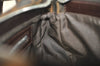 Authentic FENDI Zucca Shoulder Hand Bag Purse Canvas Leather Brown Black 6219I