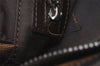 Authentic FENDI Zucca Shoulder Hand Bag Purse Canvas Leather Brown Black 6219I