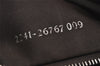 Authentic FENDI Zucca Shoulder Hand Bag Purse Canvas Leather Brown Black 6219I