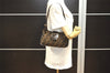 Authentic FENDI Zucca Shoulder Hand Bag Purse Canvas Leather Brown Black 6219I