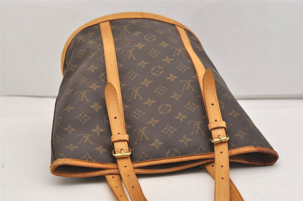 Authentic Louis Vuitton Monogram Bucket GM Shoulder Tote Bag M42236 LV 6219J