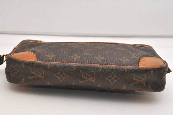 Authentic Louis Vuitton Monogram Marly Dragonne GM M51825 Clutch Hand Bag 6220J