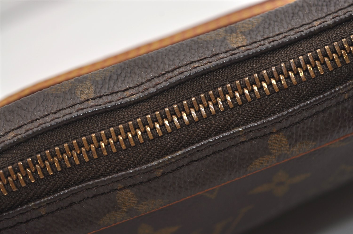 Authentic Louis Vuitton Monogram Marly Dragonne GM M51825 Clutch Hand Bag 6220J