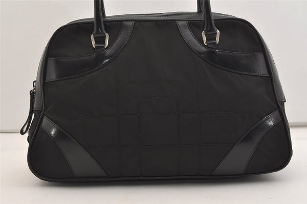 Authentic PRADA Nylon Tessuto Leather Shoulder Hand Bag Purse Black 6221J