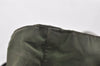 Authentic PRADA Vintage Nylon Tessuto Leather Shoulder Hand Bag Green 6221K